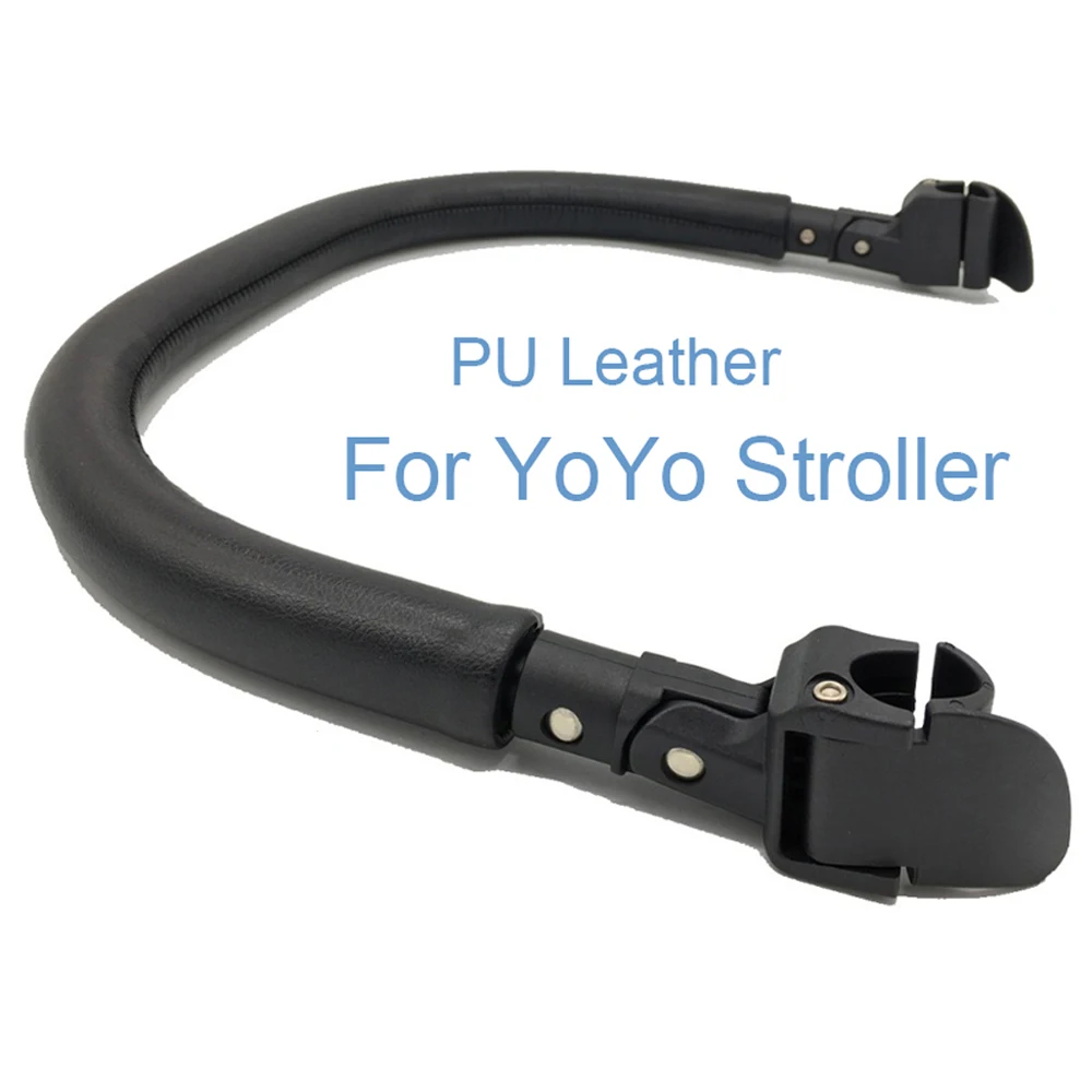 

Baby Stroller Accessories High Class Leather Armrest for Babyzen YOYO 2 YoYa Babytime Vovo Pram PU Bumper Bar Handrail