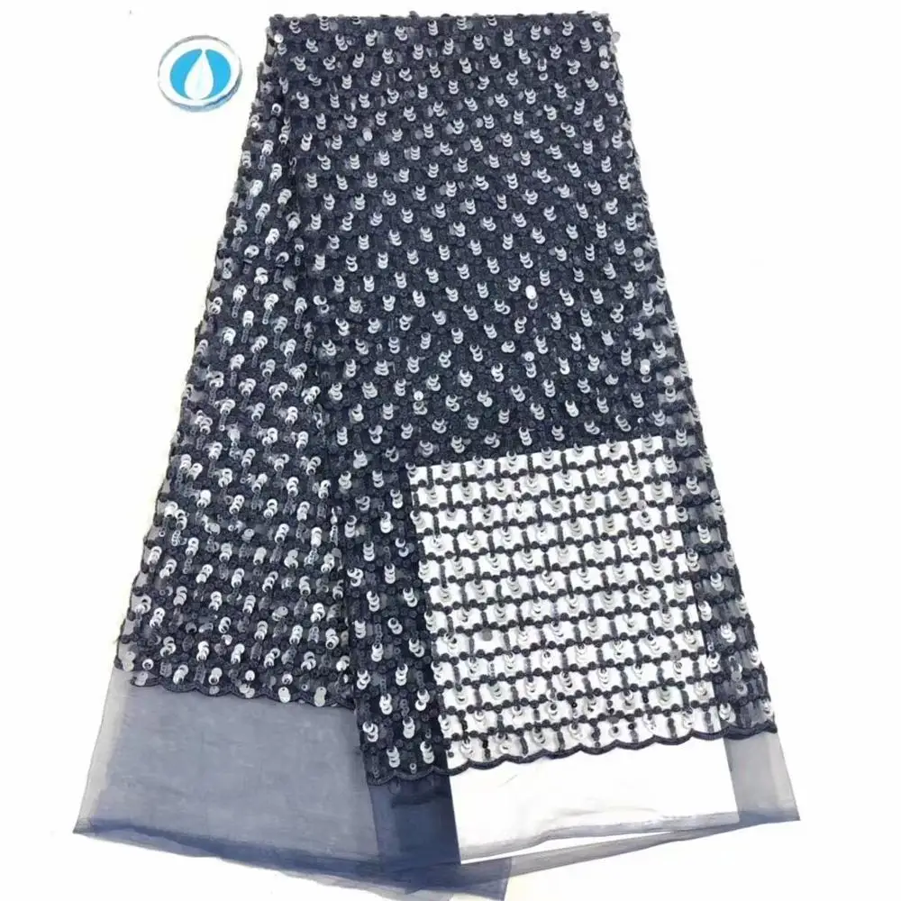 Зеленое Африканское парчовое кружево высокого качества жаккардовое нигерийское