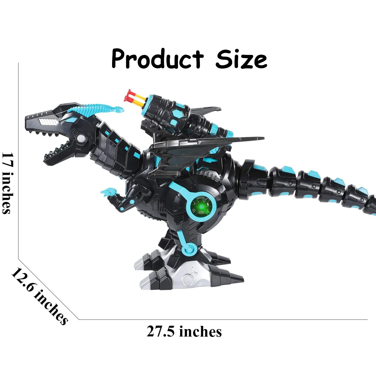 

Mist Spray RC Electric Dinosaur Model Remote Control Dragon Animals Educational Toys for Children Boys Gifts