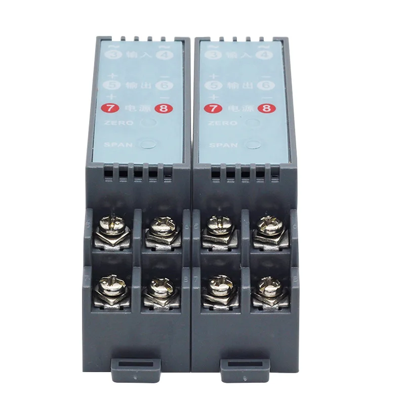 AC Voltage Transmitter 5V/10V/50V/100V/200V/500V/1000V Transducer 4-20mA 5V 10V Output DC24V Power Supply Voltage Sensor