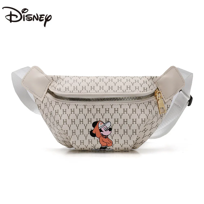 

2021 New Disney Mickey Fashion Casual Ladies Luossbody Bxury Cartoon Crags for WomenWaist Bag Large Capacity Multifunctional