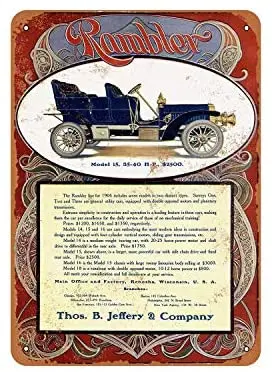 

Rustic Rambler Vintage Look Metal Sign