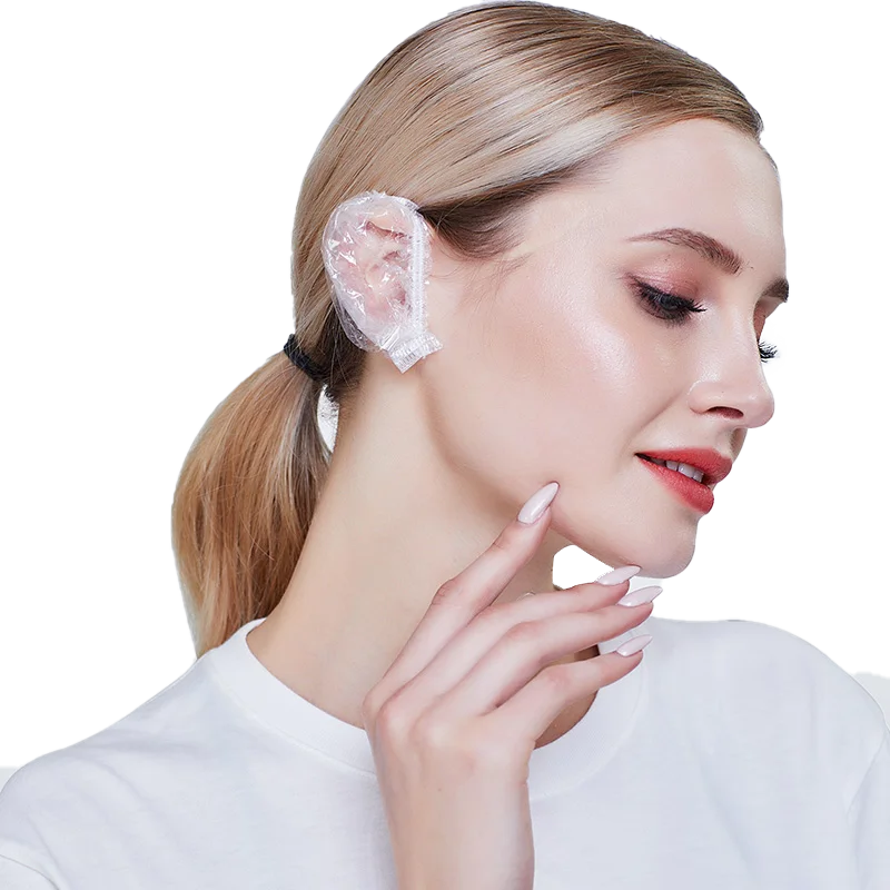 100 шт./упак. одноразовые наушники для завивки волос защита в салоне защиты ушей