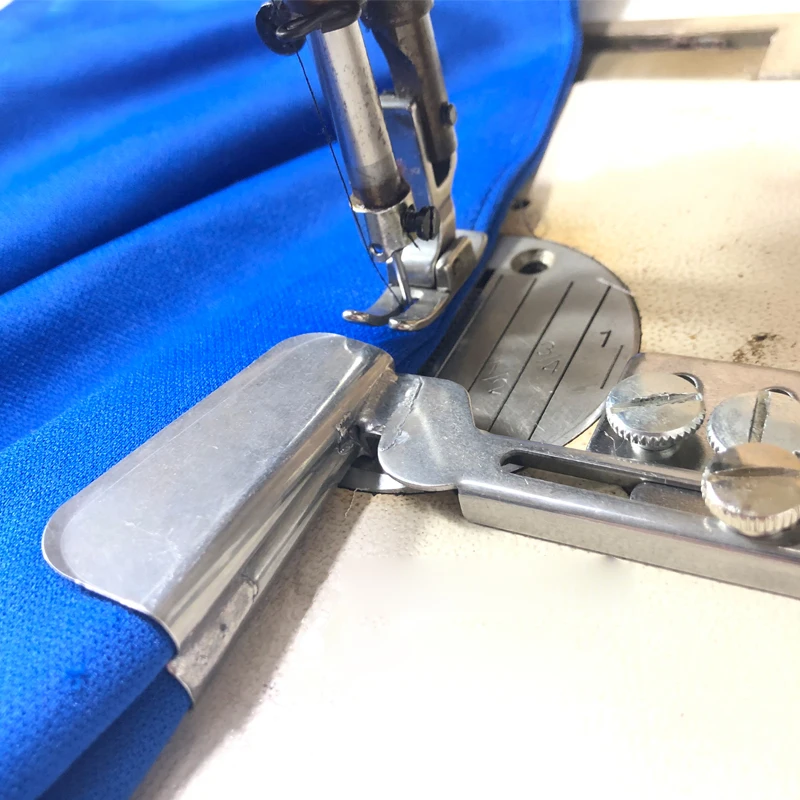 Dikiş cihaz çift katmanlı dikiş ve Curling cihazı, yorgan yastık örtüsü yapma aracı DİKİŞ MAKİNESİ parçaları kolay ayarı