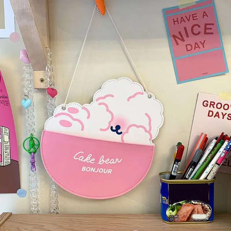 

Cute Wall Hanging Storage Bag Cartoon Coin Purse Pocket Home Decoration Bags 20CA