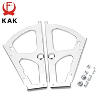 kak 2pcs shoes drawer cabinet hinge rack stainless steel foldable shelf fitting hardware furniture hinge 3 color 3 layer