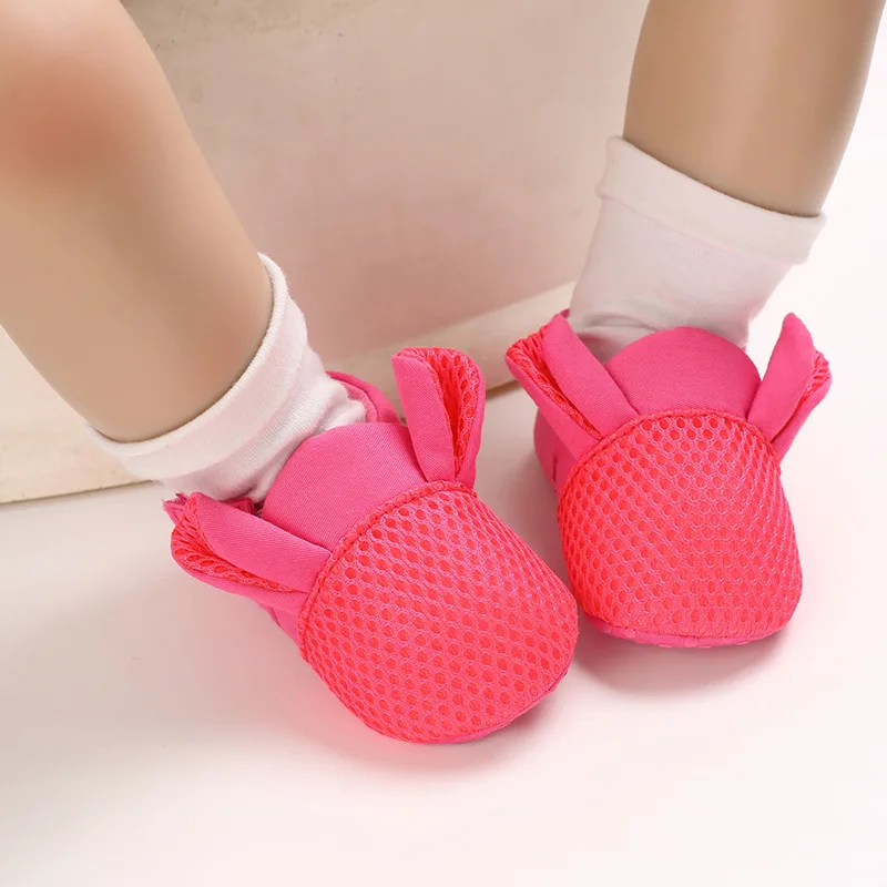 Тапочки для маленьких мальчиков и девочек Сетчатая обувь с милыми мультяшными