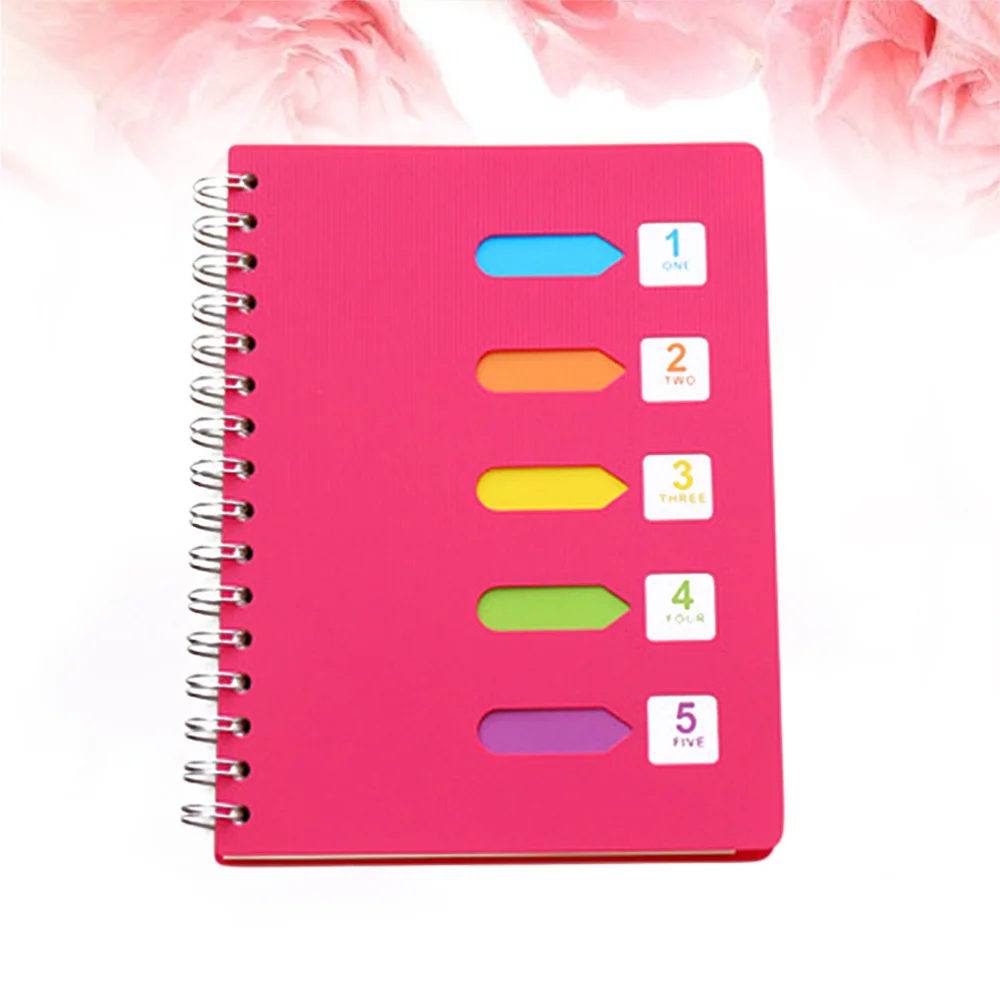 

Side-spiral Notebooks Thicken Notepad Category Notepad Students Stationery for Diary Journal Travel (A5 Middle Size Blue)
