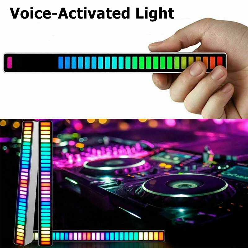 Новейшая атмосферная лампа RGB 32 битный музыкальный ритм освещение управление