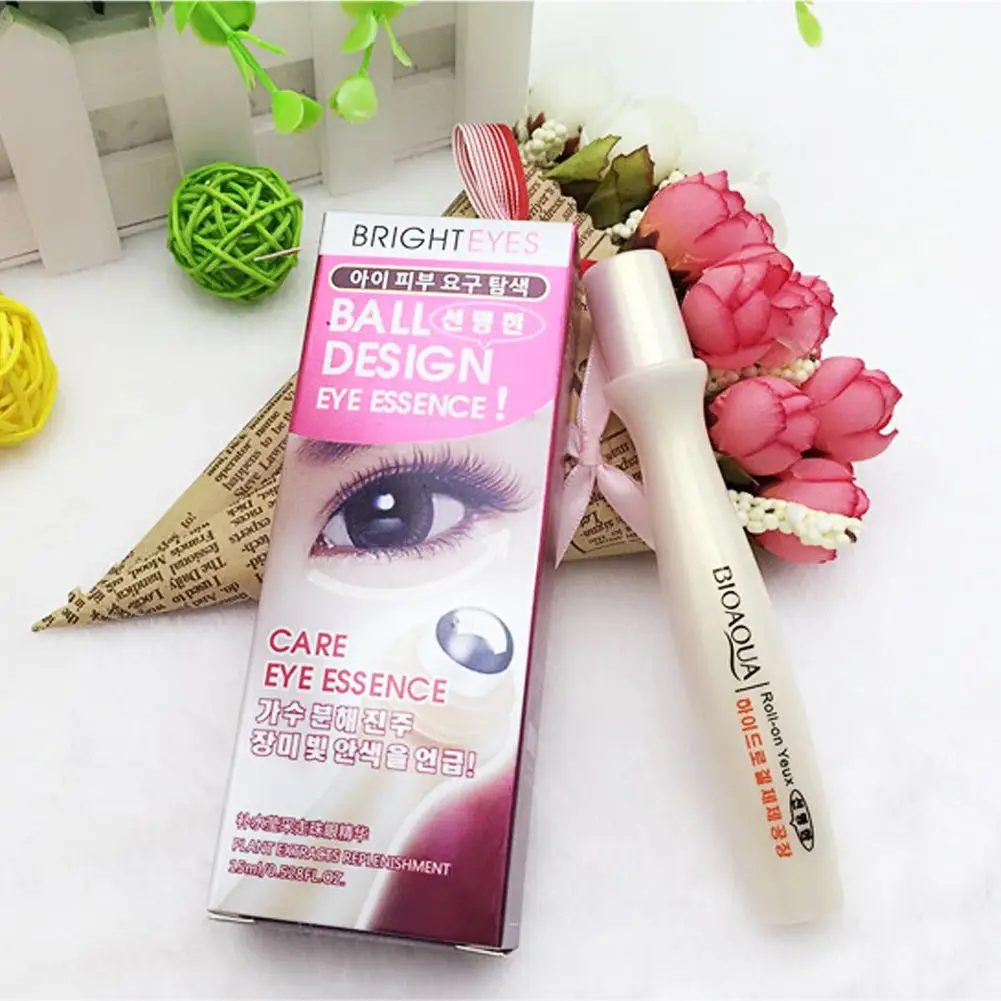 

15ml Rolling Beads Anti-Dark Eyes Wrinkle Collagen Essence Eye Cream Firming Lifting Massage Eye Skin