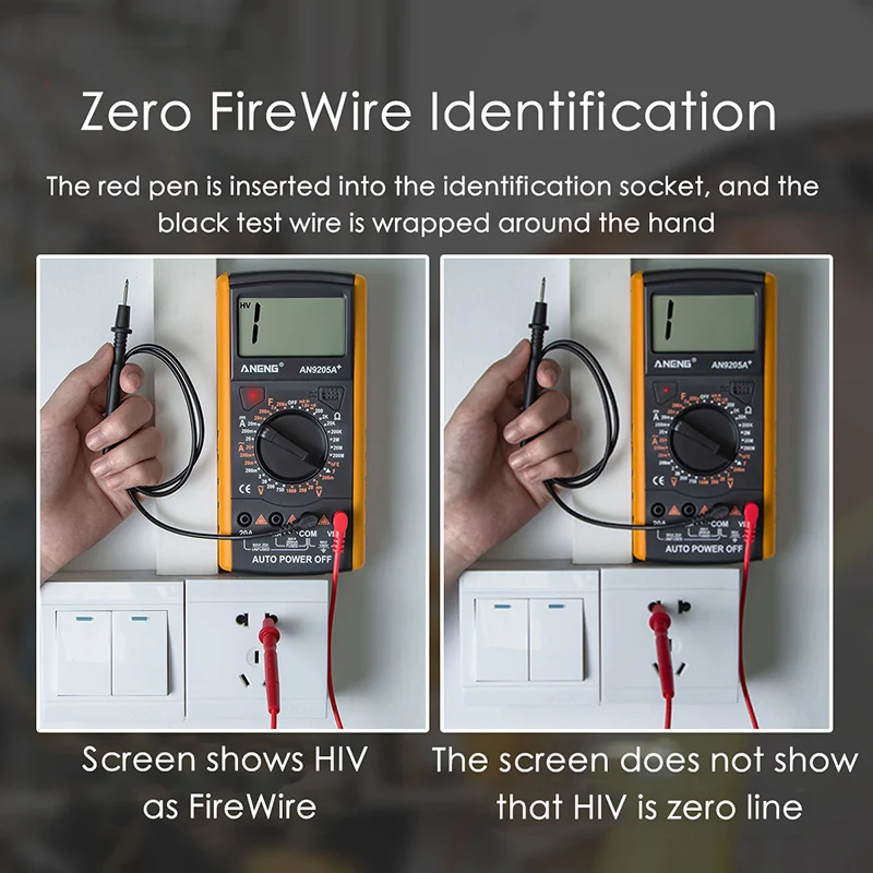 

Digital multimeter high precision digital display multimeter DT9205A+fully Auto multifunction electrician voltage+current meter