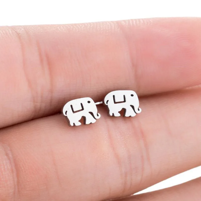 2 пары ювелирные изделия из нержавеющей стали женские креативные серьги в форме