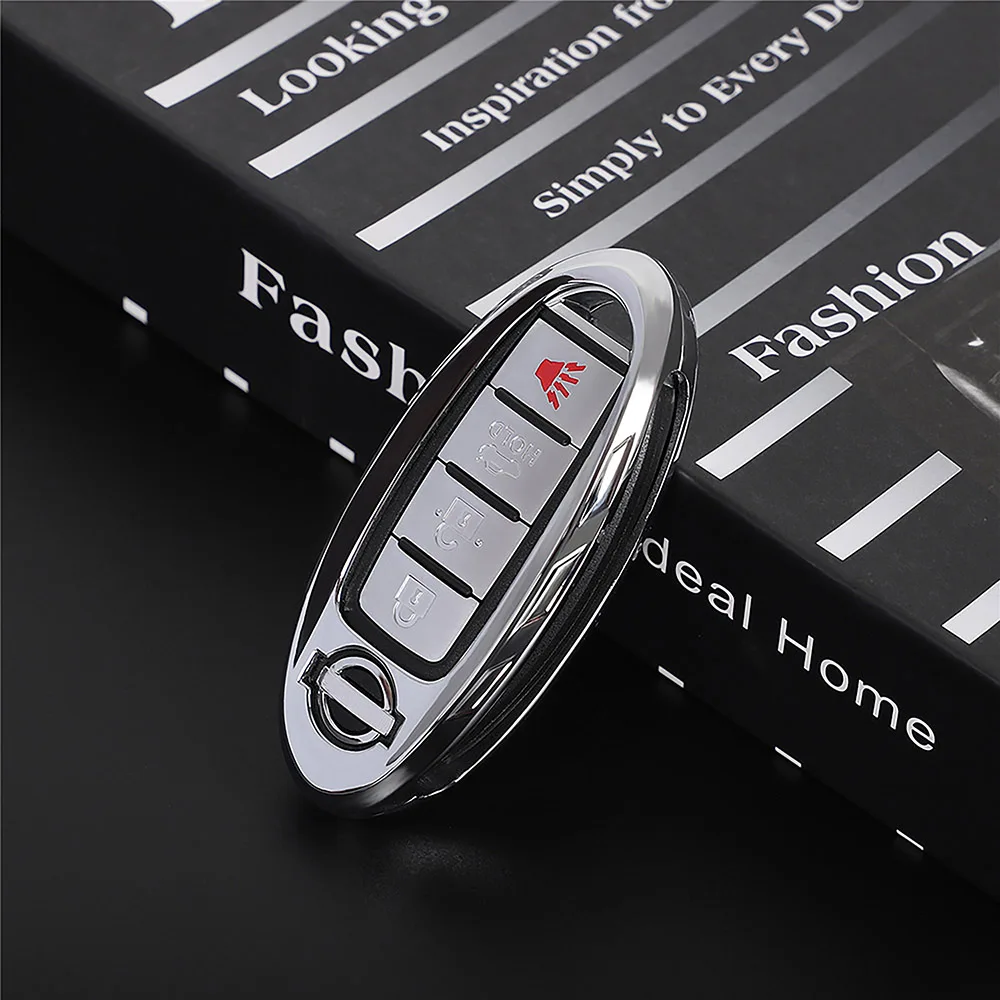 Новый сплав чехол ключа дистанционного управления автомобилем Брелок для infiniti EX