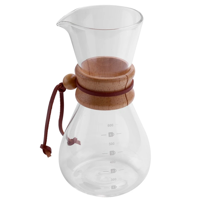 

High Borosilicate Heat Resistant Glass Coffee Pot Hand Brewed Coffee Pot Coffee Utensils