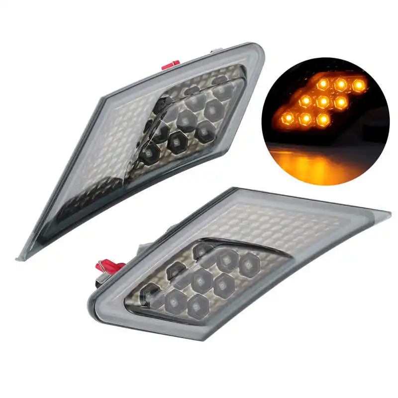 Пара Светодиодный Боковой габаритный указатель поворота светодиодные боковые