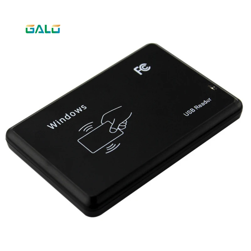 Черный USB RFID Бесконтактный датчик Smart ID EM4001 125 кГц кардридер TK4100|Оборудование для