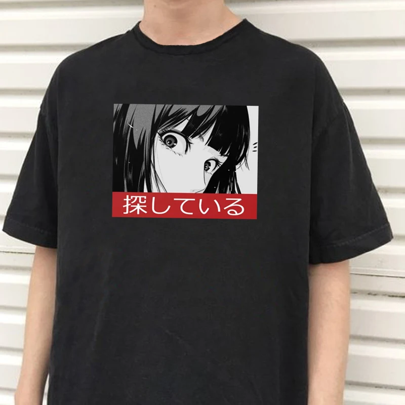 Футболка с героями мультфильмов для девочек Gasai Yuno Enma Ai Мужская футболка в стиле