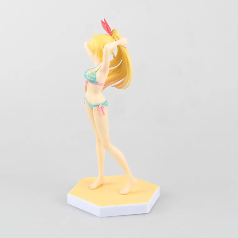 Японская аниме экшн-фигурка Nisekoi Kirisaki Chitoge Queen купальник бикини Ver 16 см модель из