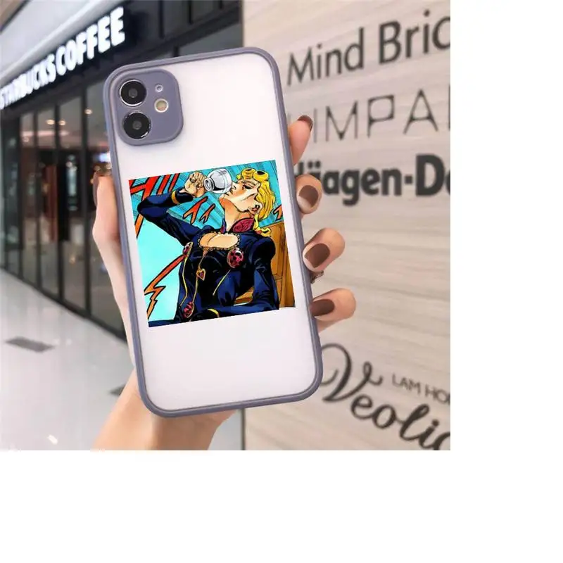 

ADVENTURE OVER HEAVEN JoJo Anime Phone Cases matte transparent For iphone 7 8 11 12 plus mini x xs xr pro max cover
