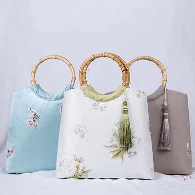 Одна пара = 2 шт. бамбуковые ручки для сумок diy аксессуары ручная работа оптовая