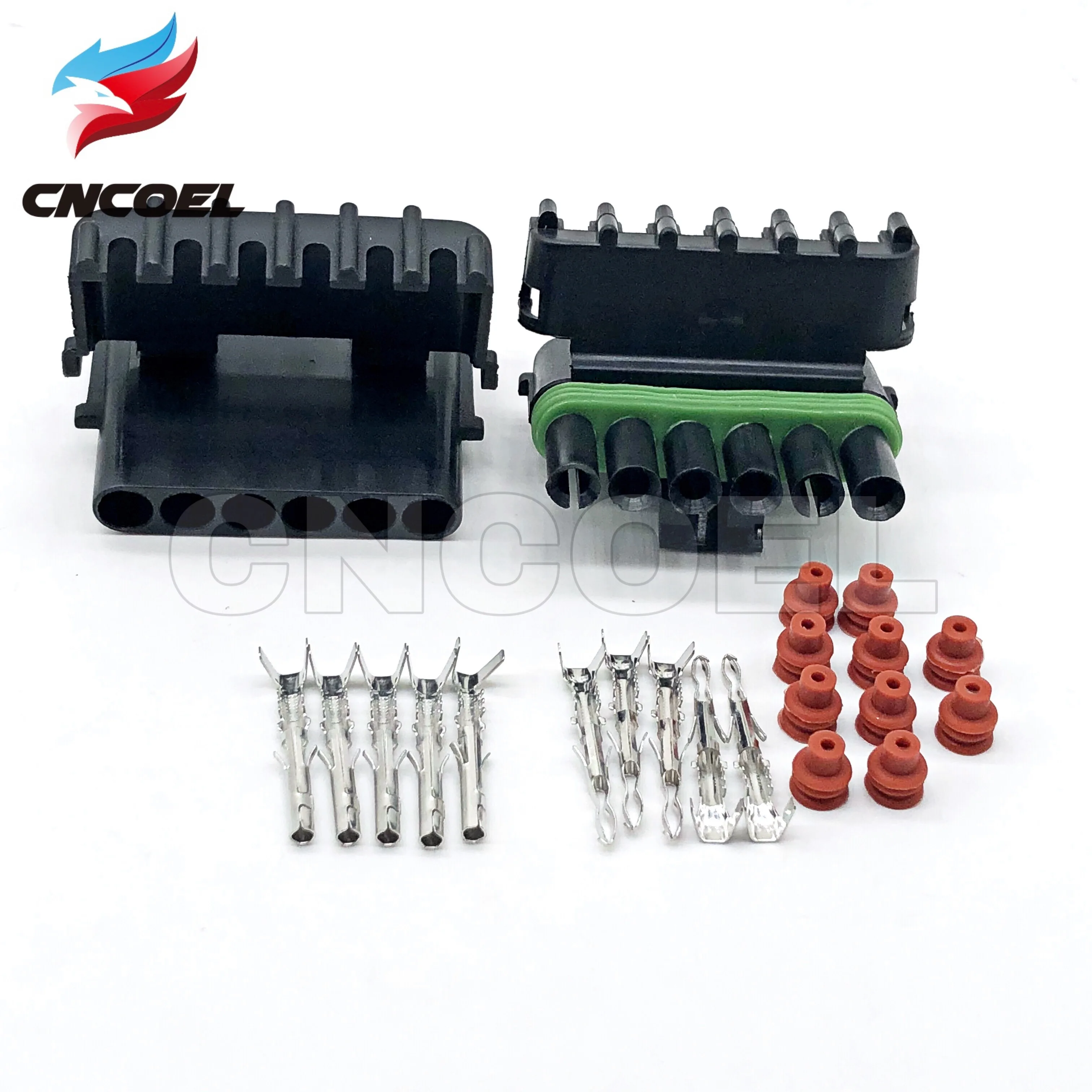 5 комплектов 6 Pin 12020926 12020786 Женский Мужской Погодный пакет Электрический провод 2