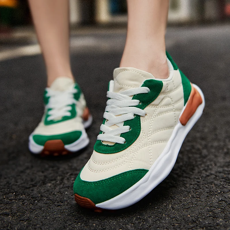 

Sports Shoes Spring/summer 2021 Fashion Trend New Casual Flat-bottom Lace-up Casual Shoes