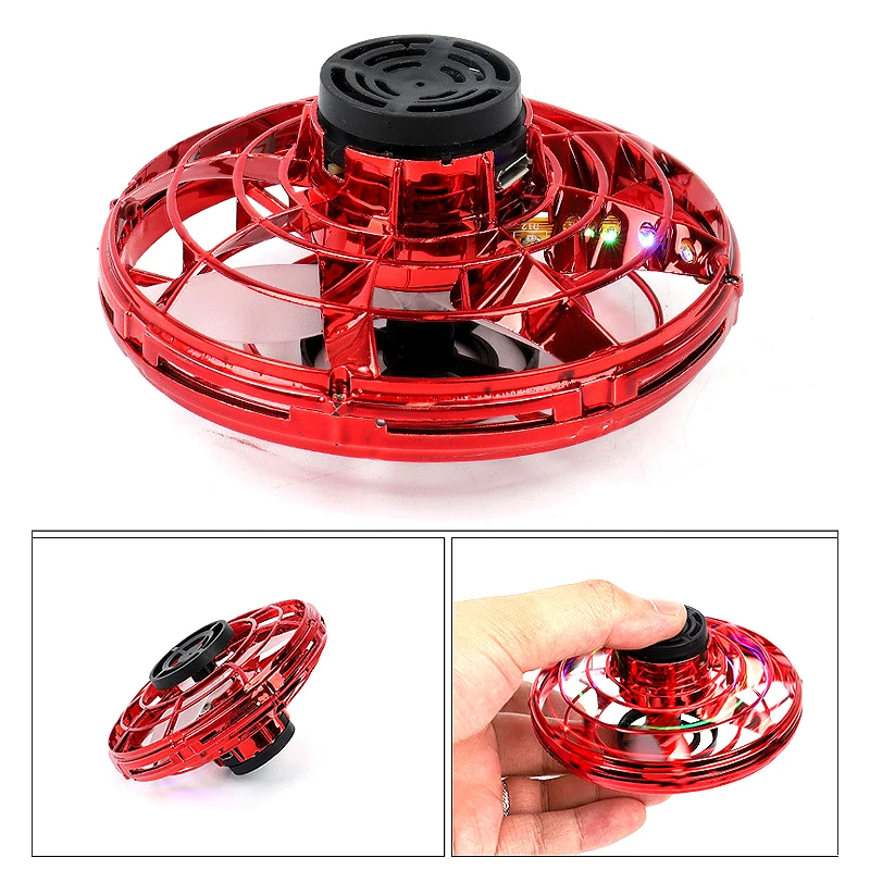 

New Strange Decompression Fingertip Artifact Induction Ufo Free Course Gyration Flying Uav Finger Gyro Drone Toys Gifts
