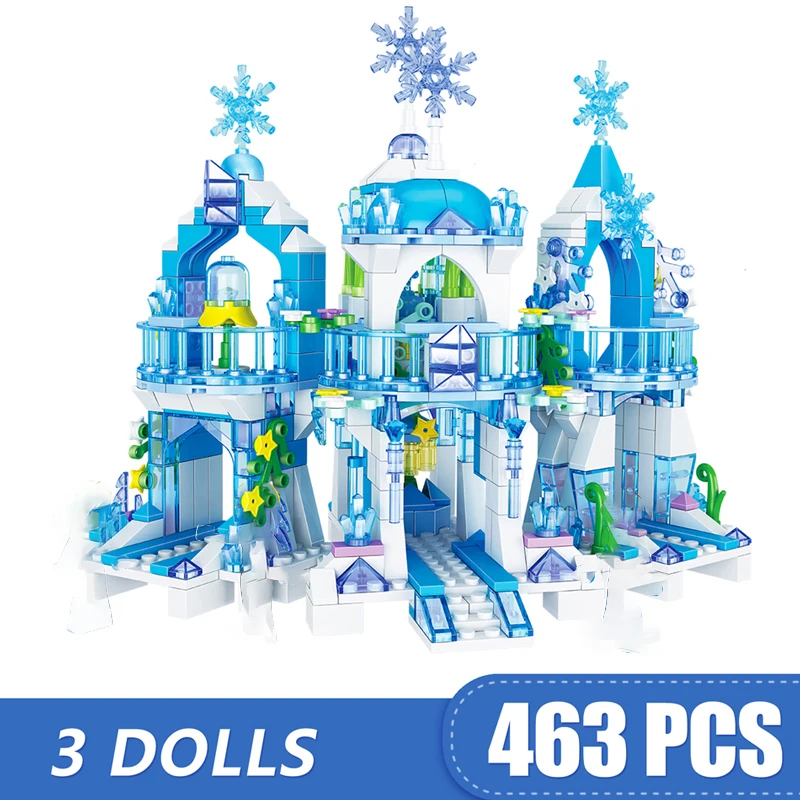 463 шт маленькие строительные блоки игрушки Совместимые друзья исландские цвета