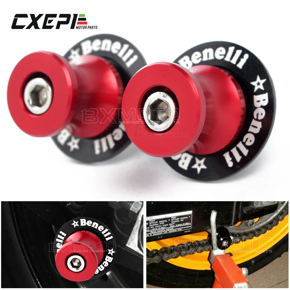 2 шт. Мотоцикл с ЧПУ Маятник слайдерные катушки стенд Шурупы Для Бенелли Leoncino 500