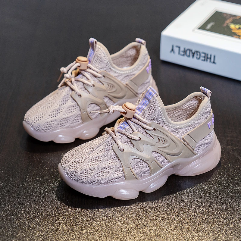 

2021 Autumn Children's Sneakers Boys Running Casuals Shoes Kids Trainers Fashion Flats Coconut Girls Cute Chunky Sports Shoes