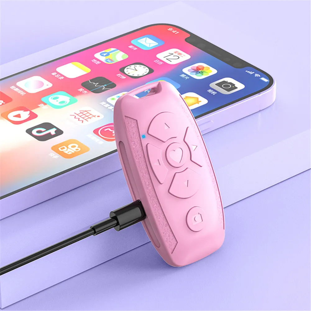 

2021 Mini Bluetooth Remote Controller Wireless Bluetooth/One Touch Operation For Tiktok Kwai Live Video Shooting/Page Turning