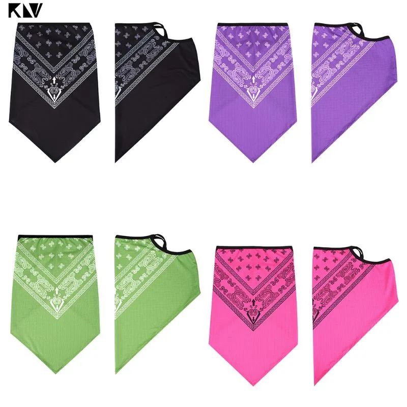 Бесшовная бандана-шарф унисекс с цветочным принтом |