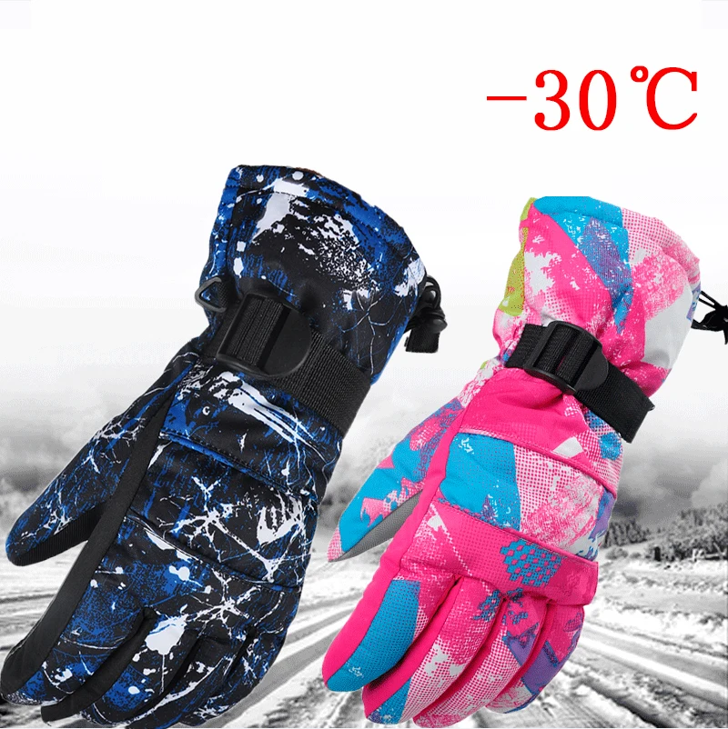 Лидер продаж! Лыжные перчатки для мужчин/женщин/детей сноуборда Сверхлегкие