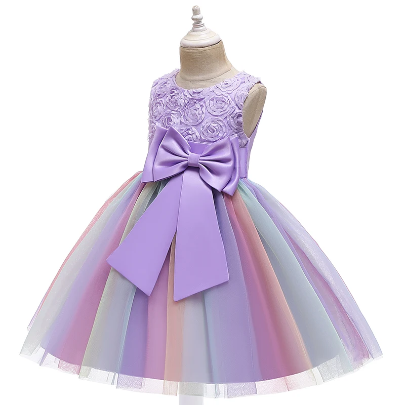 Детское Цветочное платье детская одежда для девочек Фантастические Костюмы на
