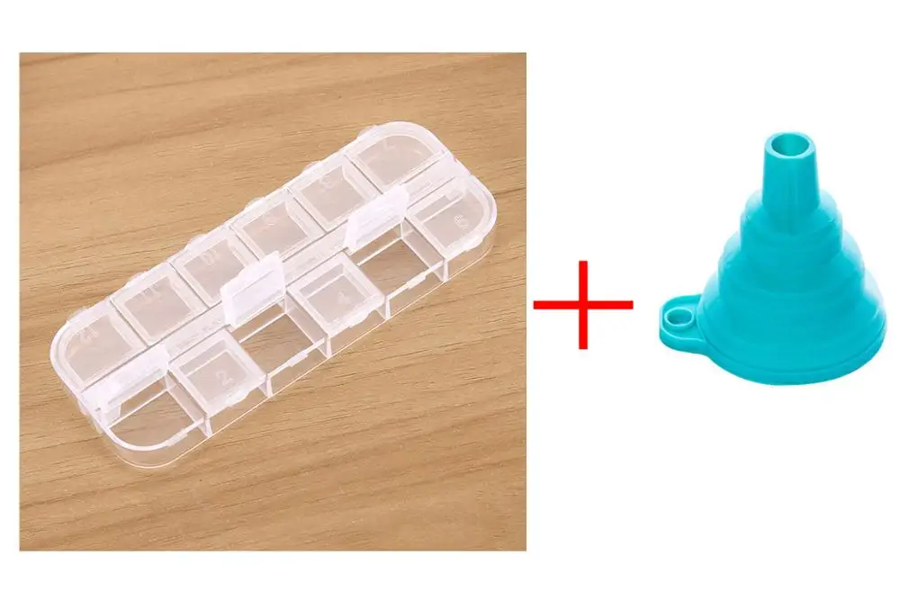 DUOYISHANG 12 слотов прозрачная пластиковая коробка для хранения DIY алмазная живопись