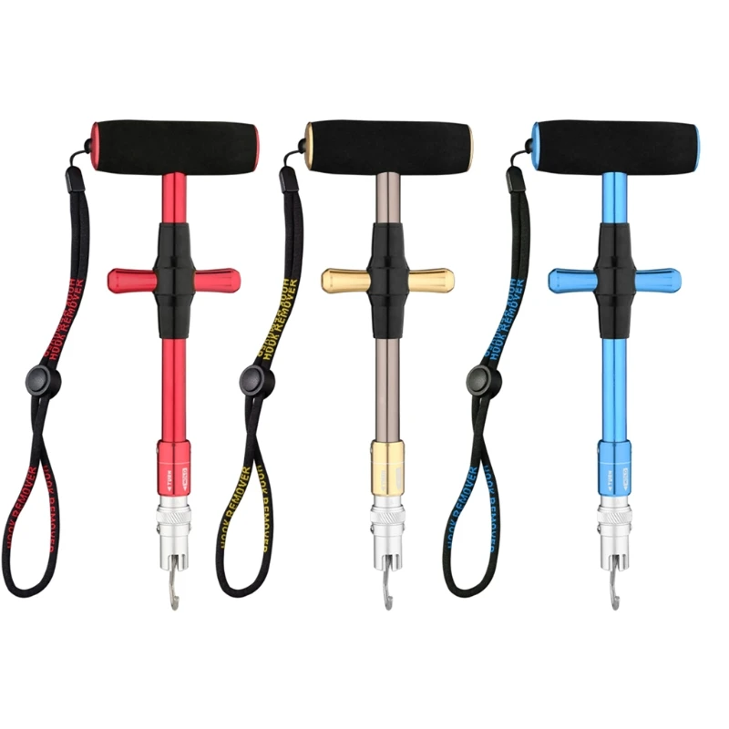 

Easy Fish Hook Remover Aluminum Squeeze-Out Fish Hook Separator Tool Portable Fishing Gear Hooks Extractor
