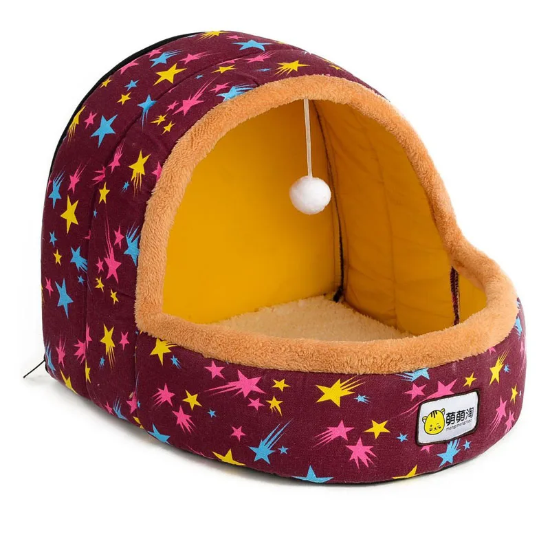 Лежанка для собаки с шариком удобная домашних питомцев Высококачественная