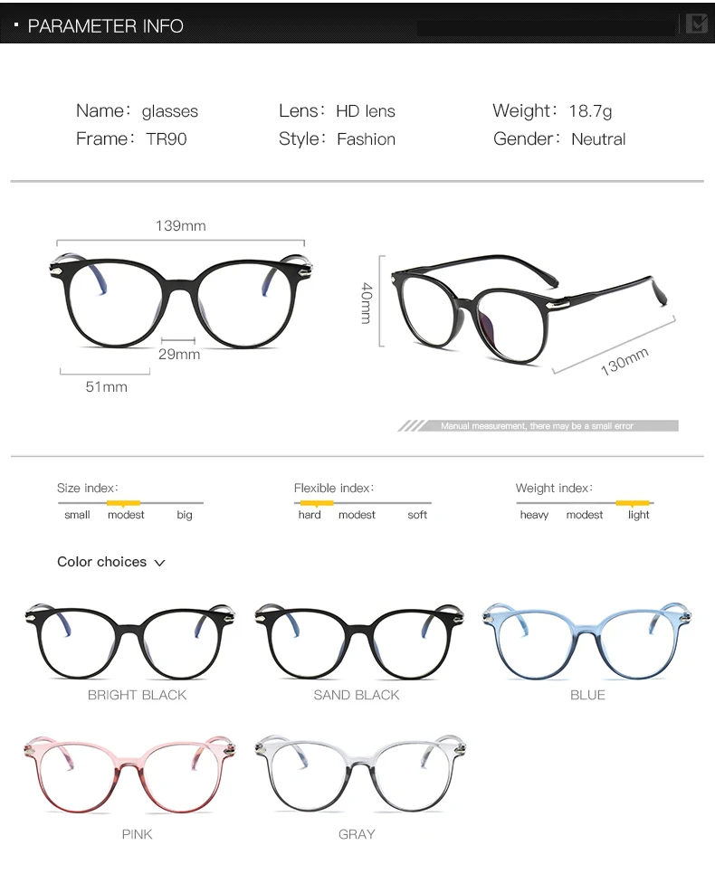 

Blue Light Glasses Clear Regular Computer Gaming Glasses Fashion Women Eyewear Improve Comfort Anti Blue Ray Eyeglasses For Men