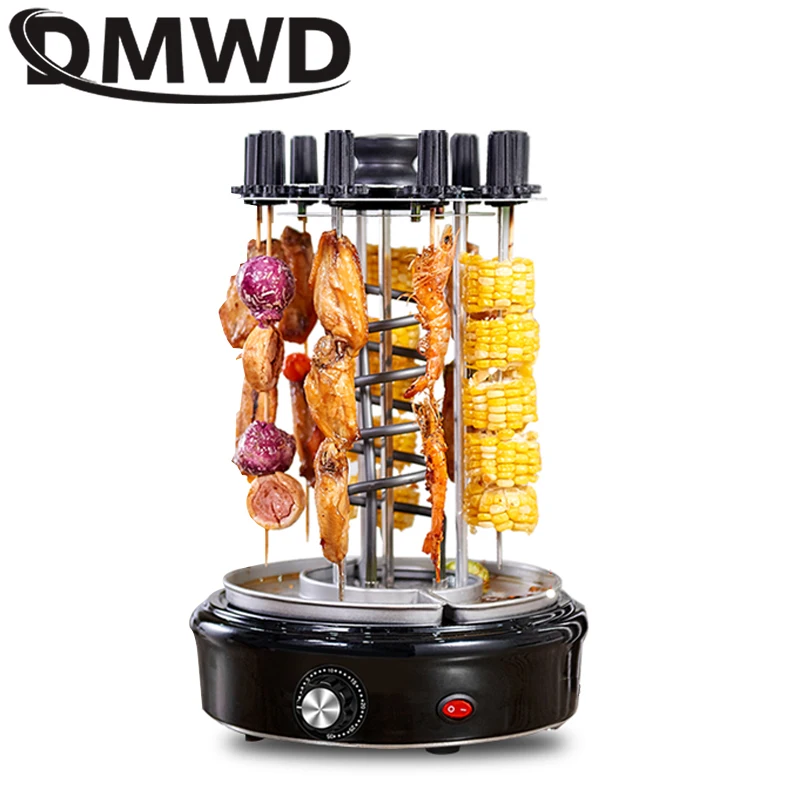 DMWD автоматическая барбекю машина Электрический гриль маленький домашний не