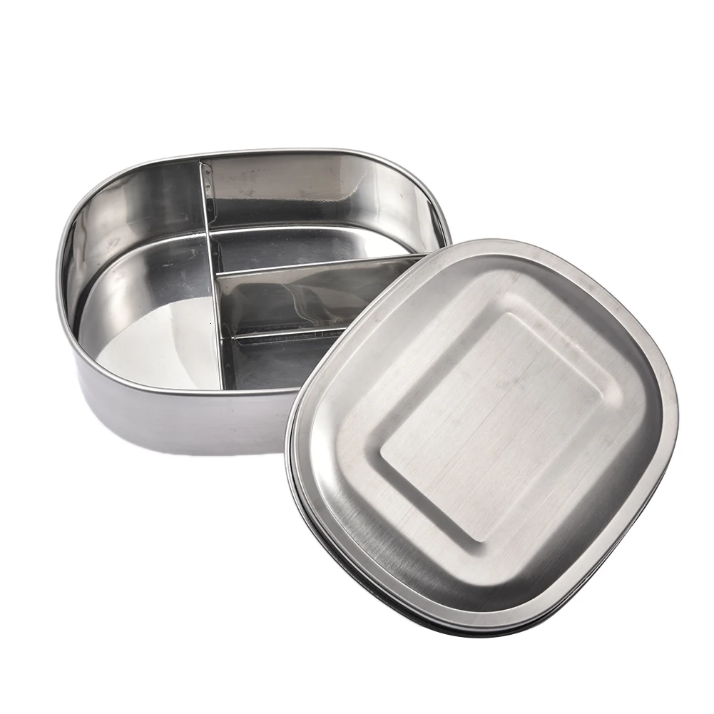 1/2/3 сетки Нержавеющая сталь бэнто Ланч боксы контейнеры для детей школьная