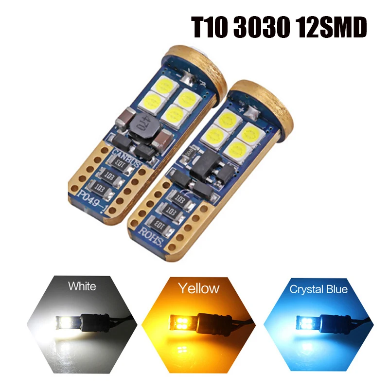 2x светодиодный габаритный фонарь T10 W5W для VW POLO Golf 4 5 6 7 GTI Passat B6 B5 JETTA MK5 MK6 CC EOS Touareg
