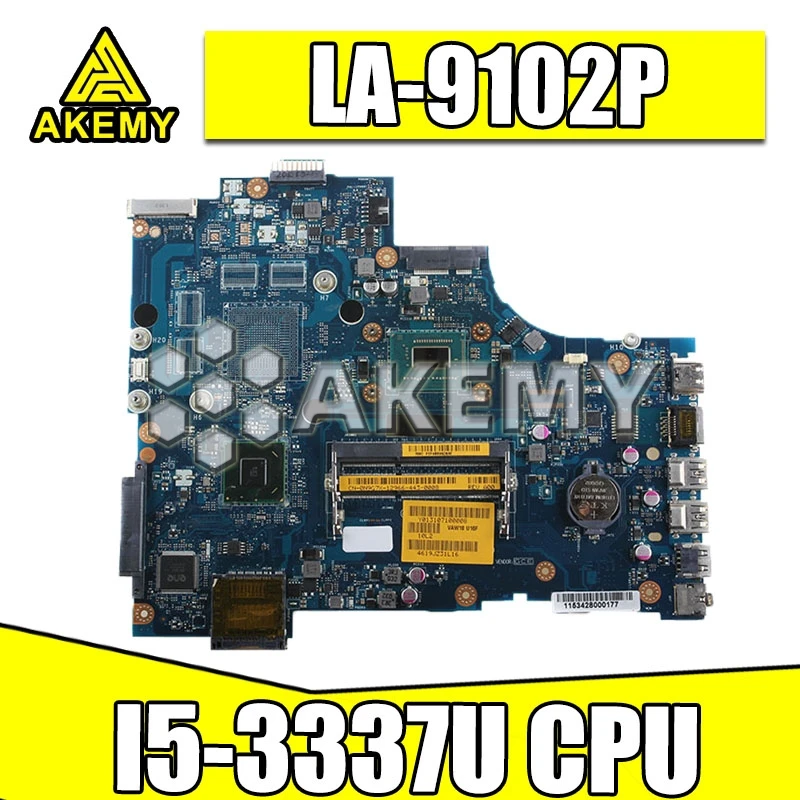 

VAW11 LA-9102P REV: 17 de 1,0 для For DELL Inspiron 3721 5721 материнская плата для ноутбука CN-03WVDR 03WVDR I5-3337U материнская плата процессора originais