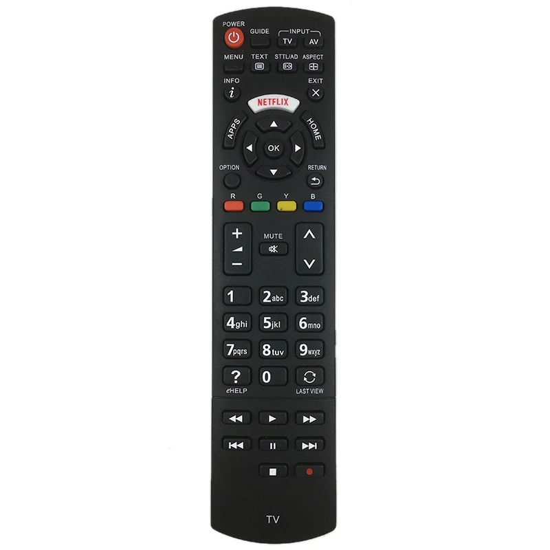 Замена для Panasonic Viera HD LED плазменный телевизор Netflix домашний аудио пульт