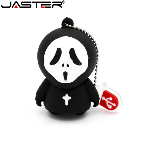 JASTER ужасающий призрак USB флэш-накопитель мультфильм U диска память флешки 8 GB 16 GB 32 GB Прохладный Хэллоуин подарки