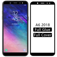 case for samsung a6 2018 cover tempered glass screen protector on galaxy a62018 a 6 6a protective phone coque bag samsunga6 5 6