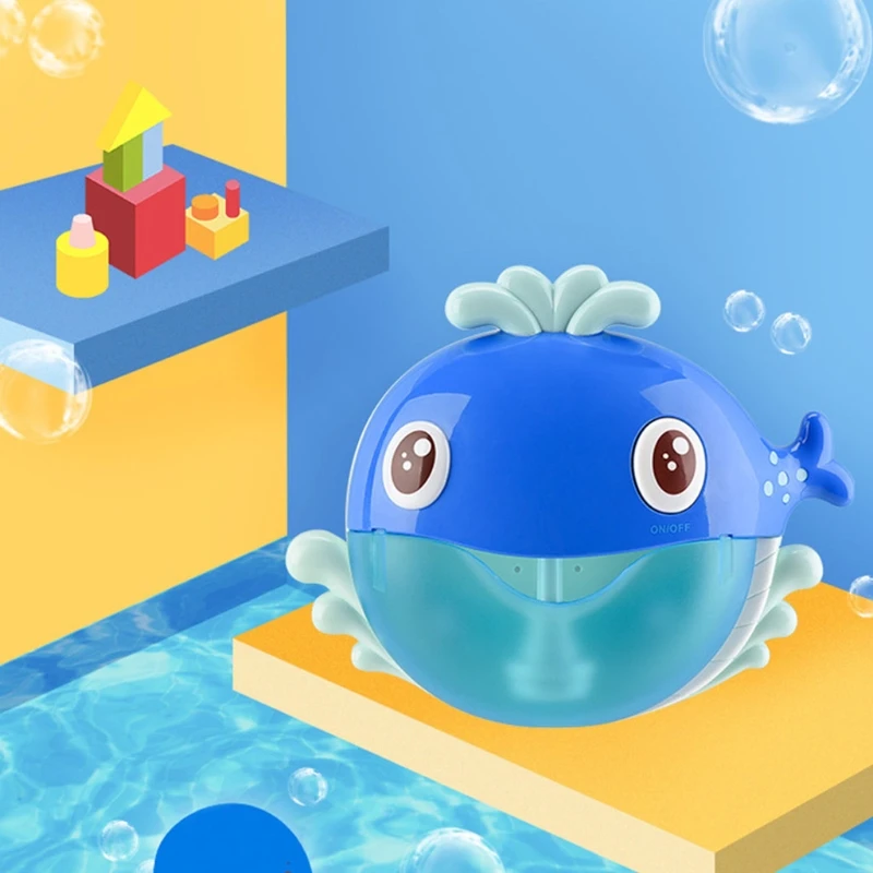 

Swimming Pool Toy Electric Bath Play Toy Whale Bubble Blowing Product Bubble Maker Bathtub Toy for Baby 12 Songs Display