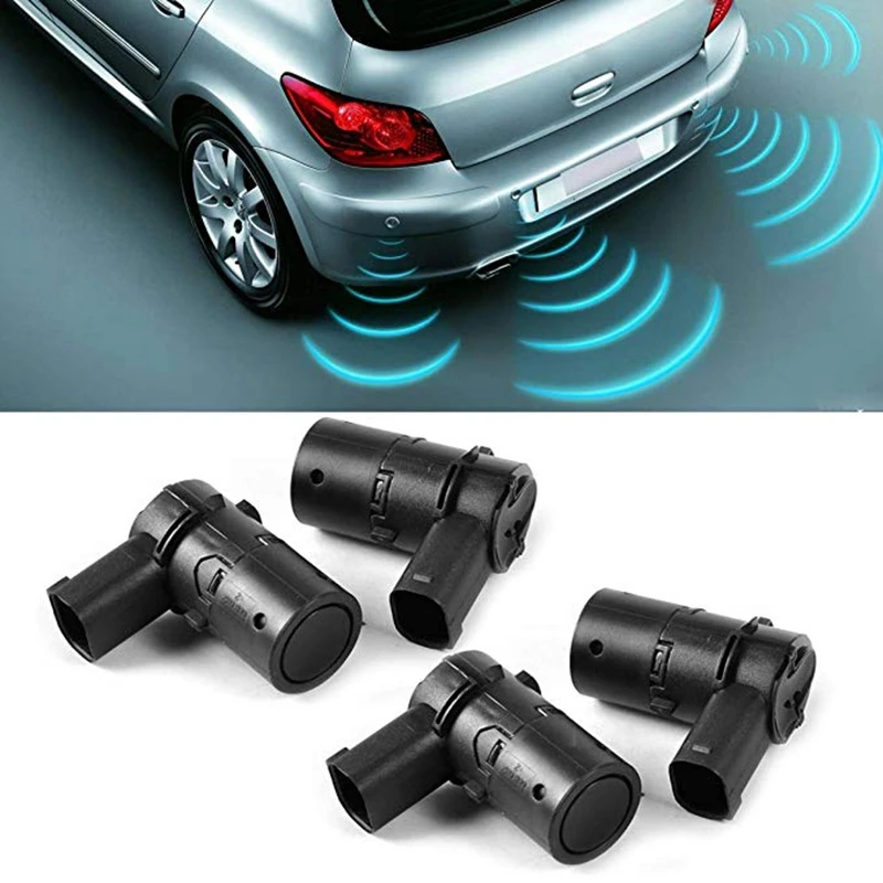 4 шт Черный парковки PDC Сенсор подходит для Volvo S80 S60 V70 XC70 C70 V50 S40 XC90 30765108