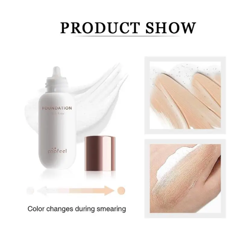 30 мл основа для лица меняющая цвет жидкая контроль жирности консилер увлажняющий