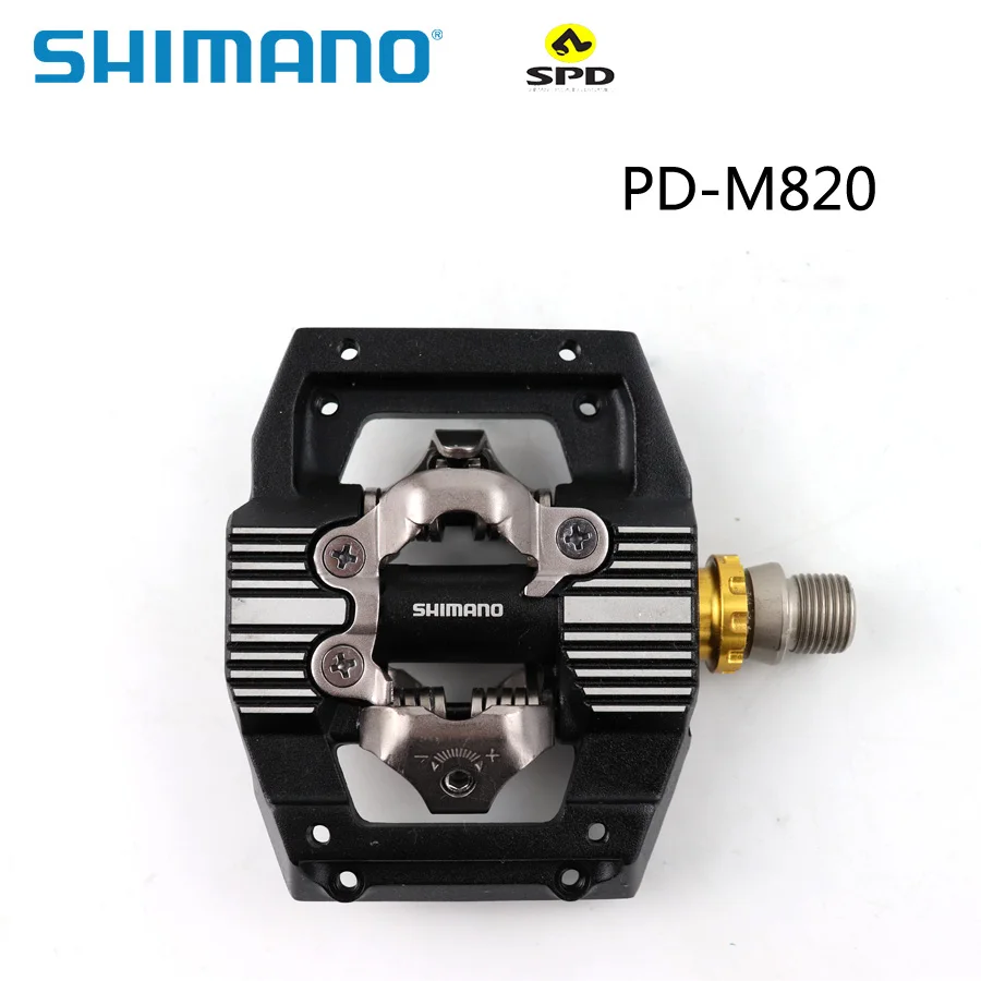 SHIMANO Сен PD-M820 педаль SPD оригинальная коробка XC/DH Горные эндуро SPD педали для горного велосипеда включают SM-SH51 запчасти для велосипеда