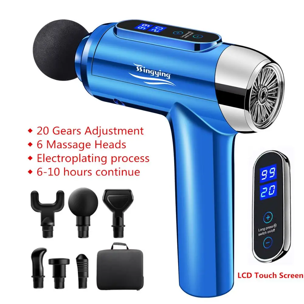 Высокая частота массажный пистолет панель массаж мышц упражнения для